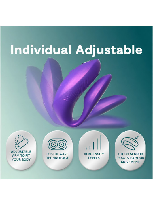 WE VIBE CHORUS PRO VIBRADOR PREMIUM PARA PAREJAS PURPURA COSMICO
