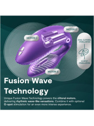 WE VIBE CHORUS PRO VIBRADOR PREMIUM PARA PAREJAS PURPURA COSMICO