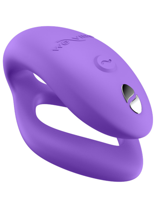 WE VIBE SYNC O VIBRADOR PARA PAREJAS CON ESTIMULACION ENVOLVENTE PURPURA CLARO
