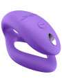 WE VIBE SYNC O VIBRADOR PARA PAREJAS CON ESTIMULACION ENVOLVENTE PURPURA CLARO