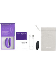 WE VIBE SYNC O VIBRADOR PARA PAREJAS CON ESTIMULACION ENVOLVENTE PURPURA CLARO
