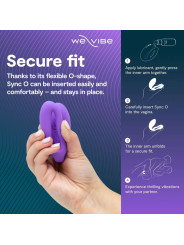 WE VIBE SYNC O VIBRADOR PARA PAREJAS CON ESTIMULACION ENVOLVENTE PURPURA CLARO