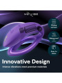 WE VIBE SYNC O VIBRADOR PARA PAREJAS CON ESTIMULACION ENVOLVENTE PURPURA CLARO