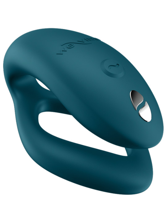 WE VIBE SYNC 2 VIBRADOR AJUSTABLE PARA PAREJAS VERDE TERCIOPELO