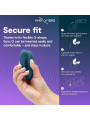 WE VIBE SYNC 2 VIBRADOR AJUSTABLE PARA PAREJAS VERDE TERCIOPELO