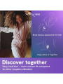 WE VIBE SYNC 2 VIBRADOR AJUSTABLE PARA PAREJAS VERDE TERCIOPELO