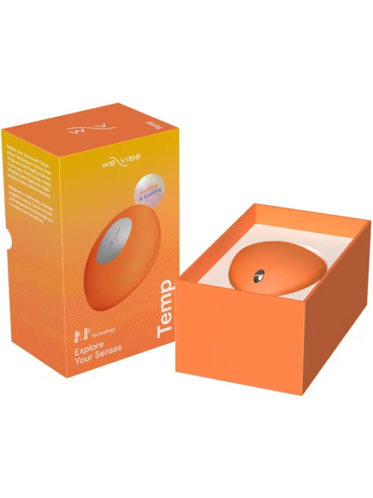 WE VIBE TEMP VIBRADOR CON FUNCION DE CALOR Y FRIO MANDARINA