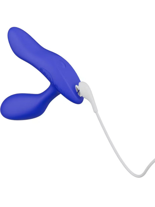 WE VIBE VECTOR MASAJEADOR DE PROSTATA CON DOBLE ESTIMULACION AZUL REAL