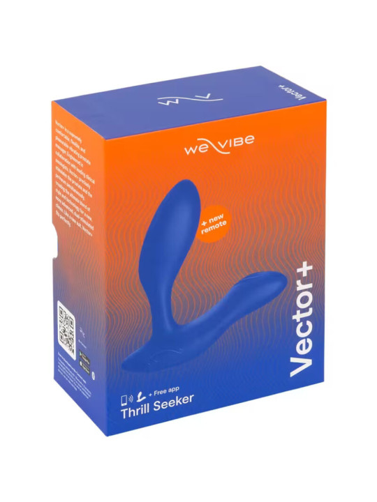WE VIBE VECTOR MASAJEADOR DE PROSTATA CON DOBLE ESTIMULACION AZUL REAL