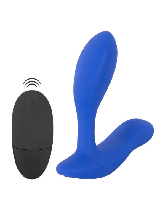 WE VIBE VECTOR MASAJEADOR DE PROSTATA CON DOBLE ESTIMULACION AZUL REAL