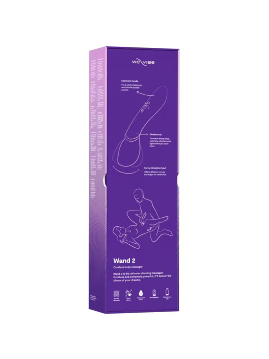 WE VIBE WAND 2 MASAJEADOR CORPORAL RECARGABLE PURPURA