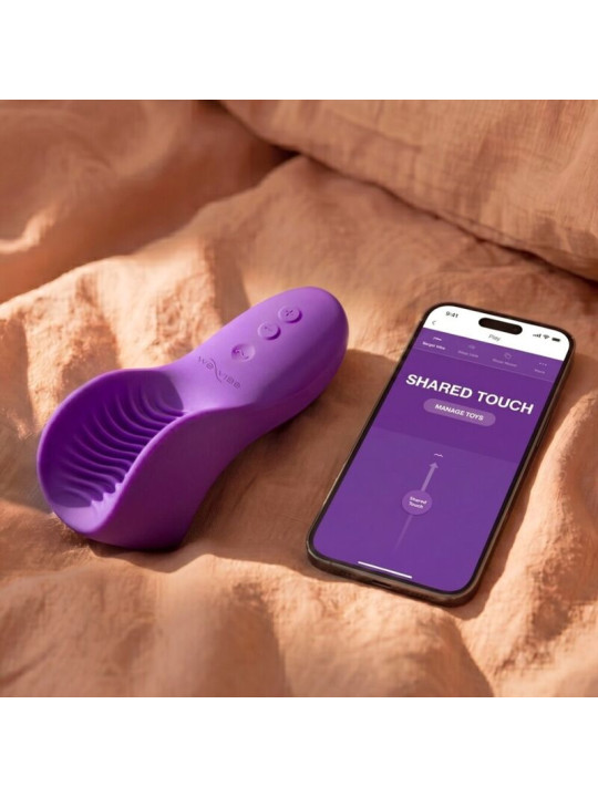 WE VIBE SHARED TOUCH VIBRADOR PARA PAREJAS DE DOBLE CARA PURPURA