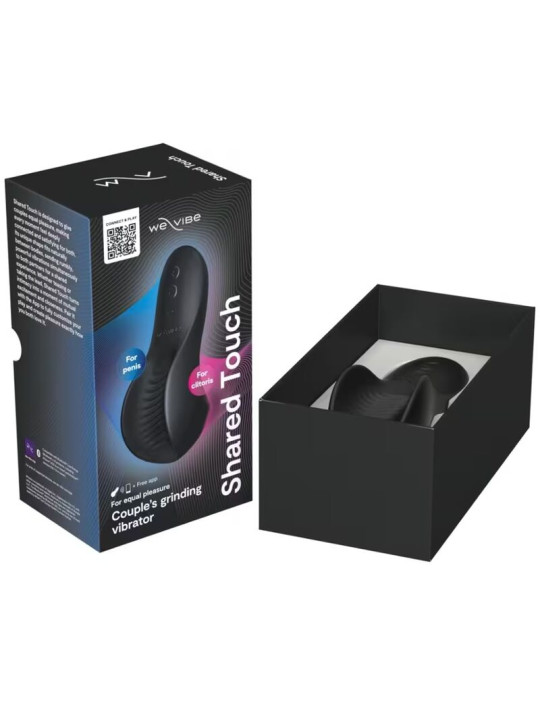 WE VIBE SHARED TOUCH VIBRADOR PARA PAREJAS DE DOBLE CARA NEGRO