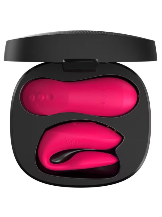 WE VIBE CHORUS PRO VIBRADOR PREMIUM PARA PAREJAS ROSA ELECTRICO