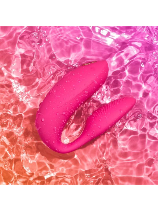 WE VIBE CHORUS PRO VIBRADOR PREMIUM PARA PAREJAS ROSA ELECTRICO