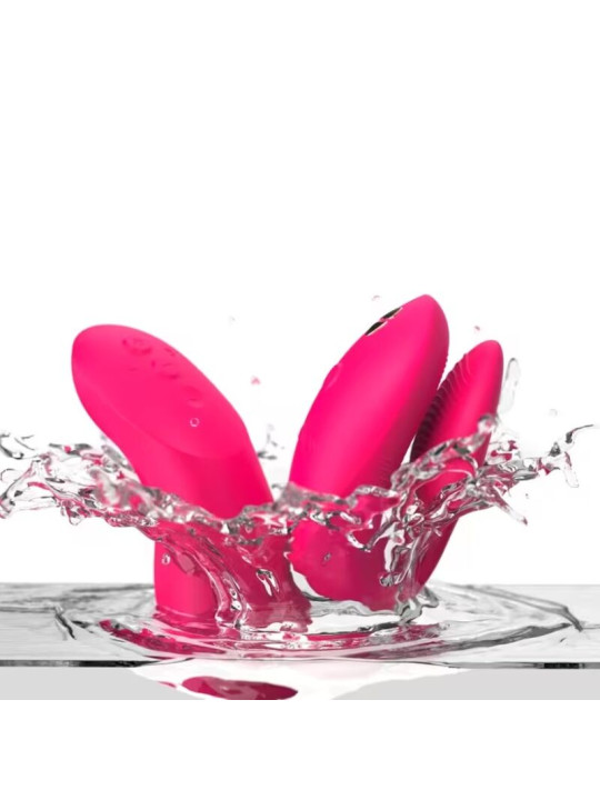 WE VIBE CHORUS PRO VIBRADOR PREMIUM PARA PAREJAS ROSA ELECTRICO
