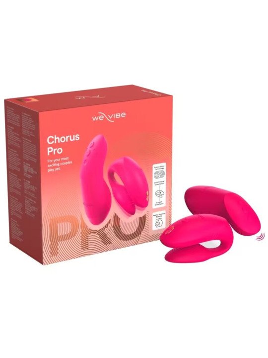 WE VIBE CHORUS PRO VIBRADOR PREMIUM PARA PAREJAS ROSA ELECTRICO