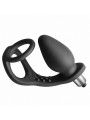 ROCKS OFF RO ZEN ESTIMULADOR PROSTATICO VIBRADOR CON DOBLE ANILLO 7 VELOCIDADES NEGRO