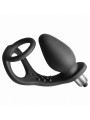 ROCKS OFF RO ZEN ESTIMULADOR PROSTATICO VIBRADOR CON DOBLE ANILLO 7 VELOCIDADES NEGRO