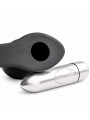 ROCKS OFF RO ZEN ESTIMULADOR PROSTATICO VIBRADOR CON DOBLE ANILLO 7 VELOCIDADES NEGRO