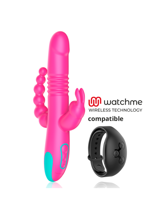 VIBRADOR DONALD TRIPLE ESTIMULACIÓN ANAL, PUNTO G Y CLÍTORIS DE LA MARCA HAPPY LOKY