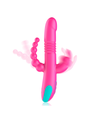 VIBRADOR DONALD TRIPLE ESTIMULACIÓN ANAL, PUNTO G Y CLÍTORIS DE LA MARCA HAPPY LOKY