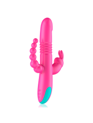 VIBRADOR DONALD TRIPLE ESTIMULACIÓN ANAL, PUNTO G Y CLÍTORIS DE LA MARCA HAPPY LOKY