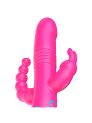 VIBRADOR DONALD TRIPLE ESTIMULACIÓN ANAL, PUNTO G Y CLÍTORIS DE LA MARCA HAPPY LOKY