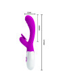 VIBRADOR RABBIT LICKING MOTH PRETTY LOVE DE LA MARCA PRETTY LOVE