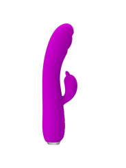 VIBRADOR SUCCIONADOR RECARGABLE PRETTY LOVE MORADO DE LA MARCA PRETTY LOVE C-TYPE