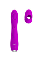 VIBRADOR SUCCIONADOR RECARGABLE PRETTY LOVE MORADO DE LA MARCA PRETTY LOVE C-TYPE