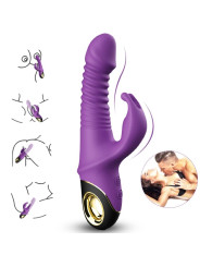 VIBRADOR RABBIT ZING 9 MODOS SILICONA SUMERGIBLE DE LA MARCA ARMONY VIBRATORS