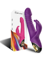 VIBRADOR RABBIT ZING 9 MODOS SILICONA SUMERGIBLE DE LA MARCA ARMONY VIBRATORS