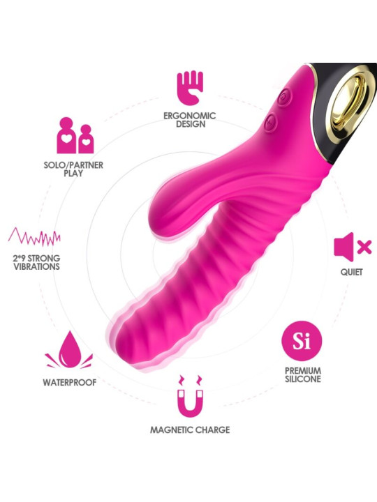 VIBRADOR SILICONA ARMONY 9 MODOS SUMERGIBLE DE LA MARCA ARMONY VIBRATORS