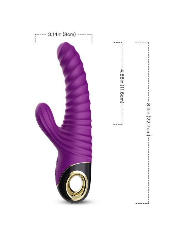 VIBRADOR SILICONA ARMONY 9 MODOS SUMERGIBLE DE LA MARCA ARMONY VIBRATORS