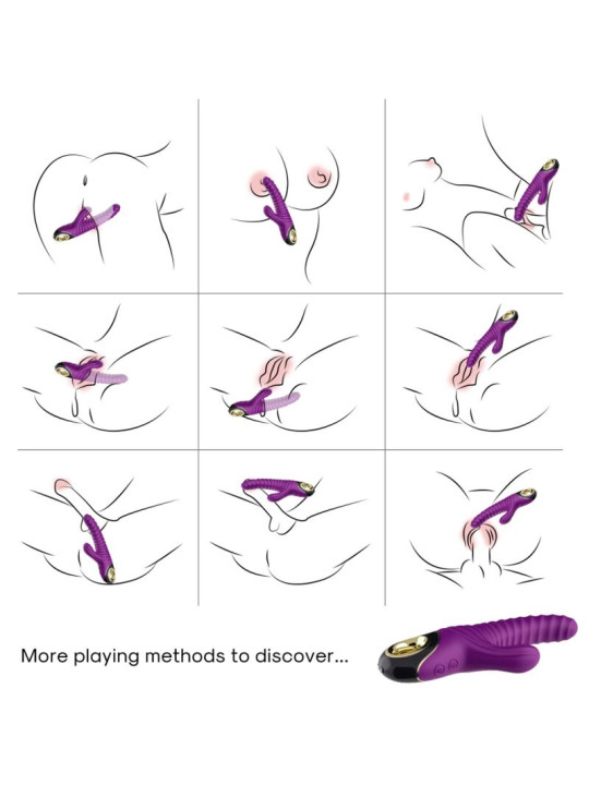VIBRADOR SILICONA ARMONY 9 MODOS SUMERGIBLE DE LA MARCA ARMONY VIBRATORS