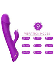 VIBRADOR RABBIT SILICONA ARMONY 9 MODOS SUMERGIBLE DE LA MARCA ARMONY VIBRATORS