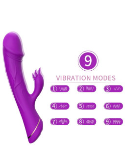 VIBRADOR RABBIT SILICONA ARMONY 9 MODOS SUMERGIBLE DE LA MARCA ARMONY VIBRATORS