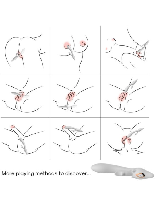 VIBRADOR RABBIT CURVO ARMONY SILICONA MÉDICA DE LA MARCA ARMONY VIBRATORS