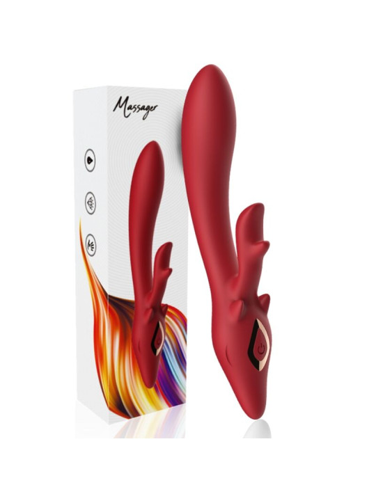 VIBRADOR RABBIT CURVO ARMONY SILICONA MÉDICA DE LA MARCA ARMONY VIBRATORS