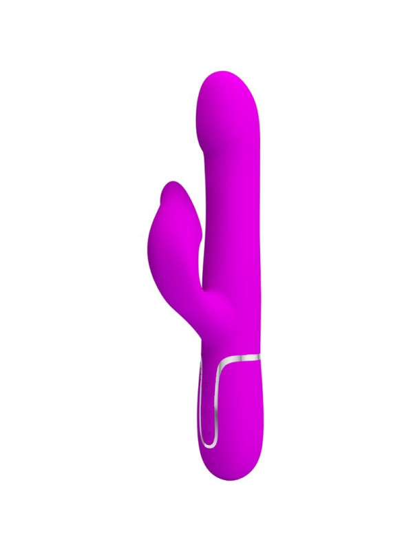 VIBRADOR RABBIT PERLAS VIOLETA 7 MODOS PLACER ÍNTIMO DE LA MARCA PRETTY LOVE FLIRTATION