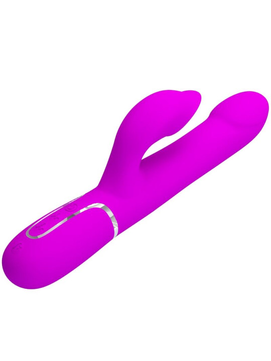 VIBRADOR RABBIT PERLAS VIOLETA 7 MODOS PLACER ÍNTIMO DE LA MARCA PRETTY LOVE FLIRTATION