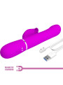 VIBRADOR RABBIT PERLAS VIOLETA 7 MODOS PLACER ÍNTIMO DE LA MARCA PRETTY LOVE FLIRTATION