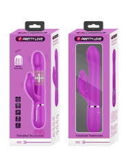 VIBRADOR RABBIT PERLAS VIOLETA 7 MODOS PLACER ÍNTIMO DE LA MARCA PRETTY LOVE FLIRTATION
