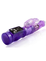 VIBRADOR ROTATIVO RABBIT CON ESTIMULADOR CLITORAL LILA DE LA MARCA BAILE ROTATIONS