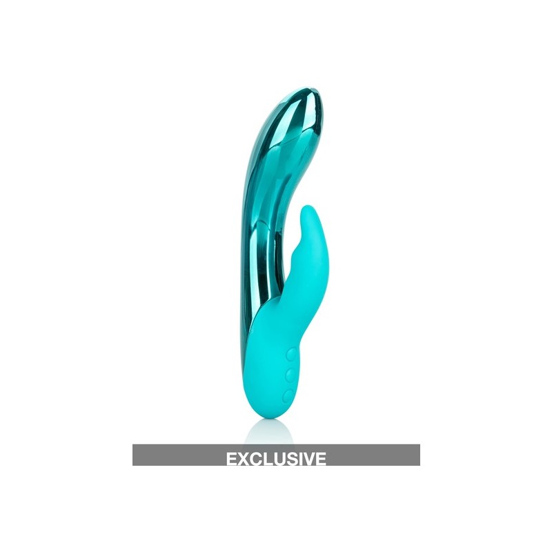 DAZZLED BRILLIANCE VIBRADOR RAMPANTE - TURQUESA de la marca CALEXOTICS