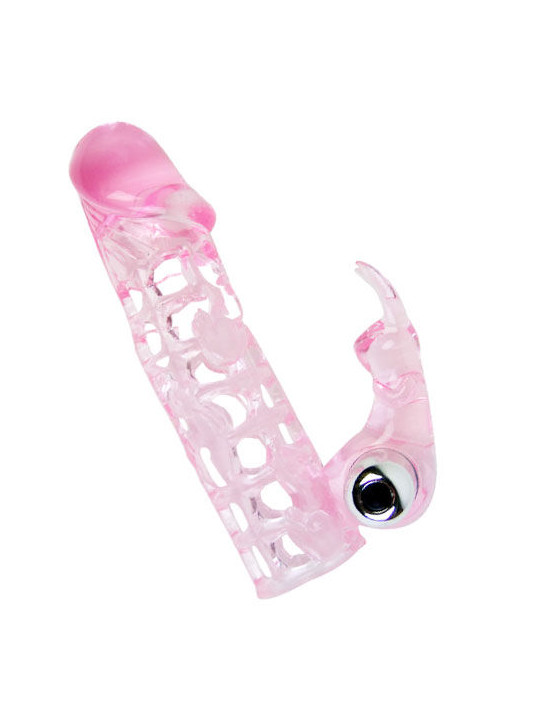FUNDA EXTENSORA VIBRADORA 10 MODOS CLÍTORIS Y VAGINA DE LA MARCA BAILE FOR HIM