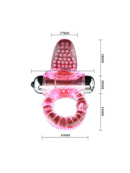 ANILLO VIBRADOR 10 RITMOS ESTIMULADOR CLÍTORIS Y PENE DE LA MARCA BAILE FOR HIM