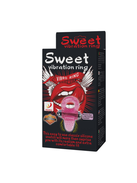 ANILLO VIBRADOR 10 RITMOS ESTIMULADOR CLÍTORIS Y PENE DE LA MARCA BAILE FOR HIM