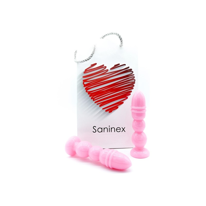 SANINEX DELIGHT - PLUG & DILDO ROSA de la marca SANINEX